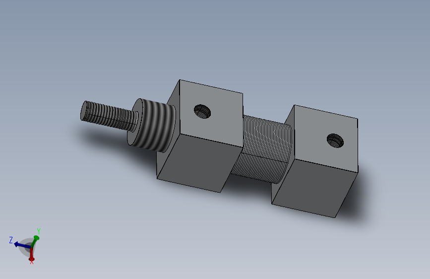 专用气缸(前部固定)25x10x8mm