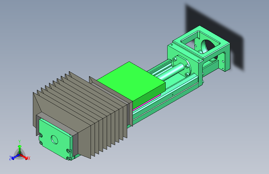 模组带可伸缩风琴罩