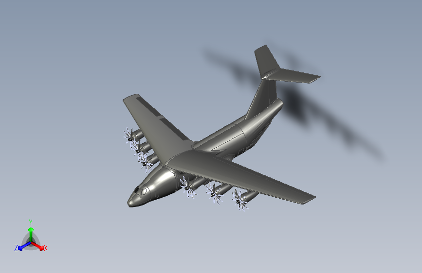 A 480 L大飞机造型