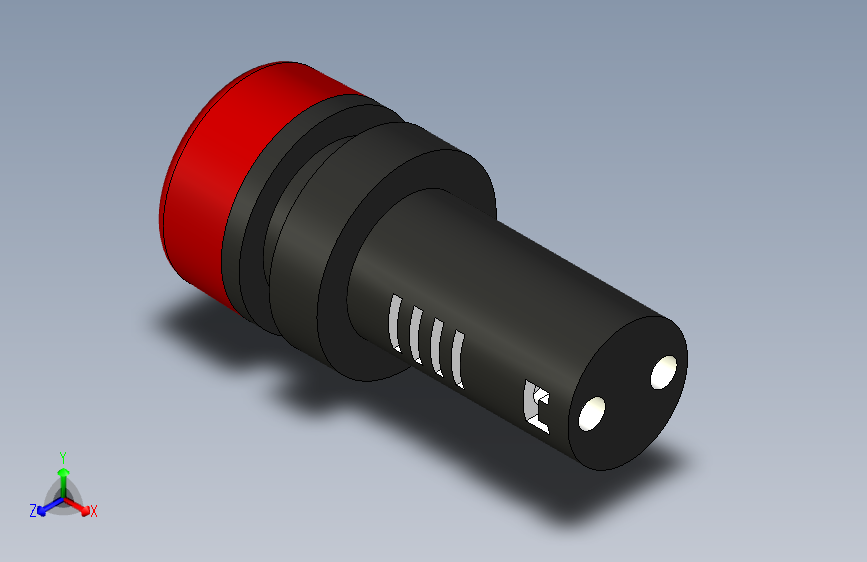 圆形按钮指示灯红