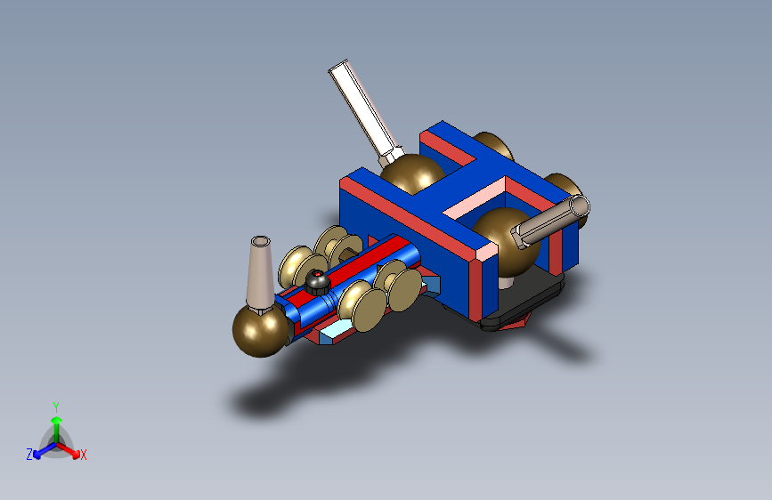 悬挂式遥控灭火平台