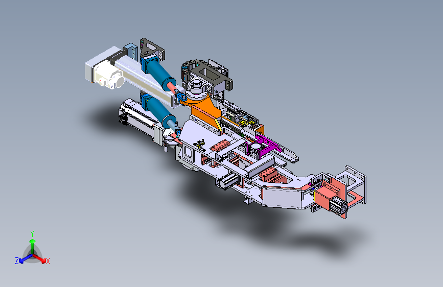 动力电池模组搬运机械臂
