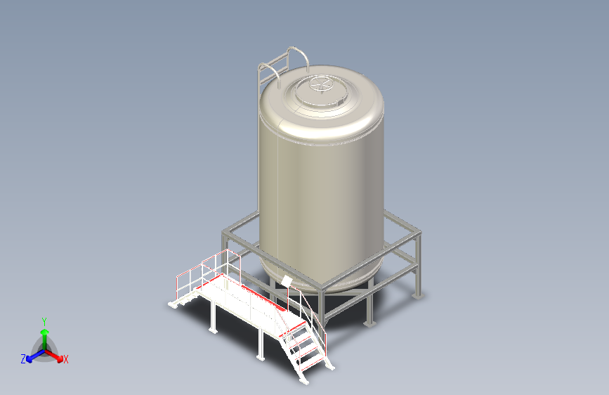 食品饮料无菌存储罐