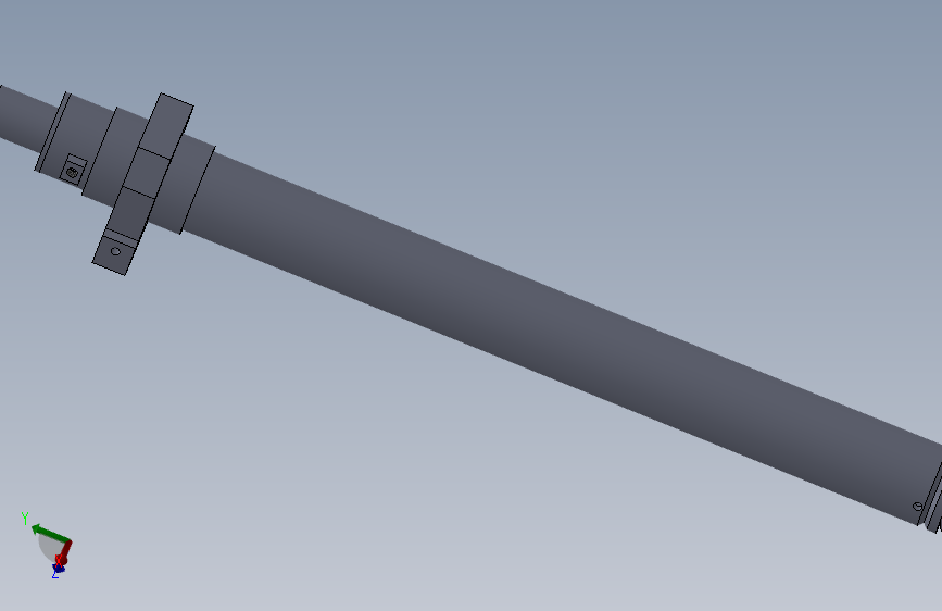 A0000696-液压缸（带前脚和后眼固定）200x140x2282 毫米