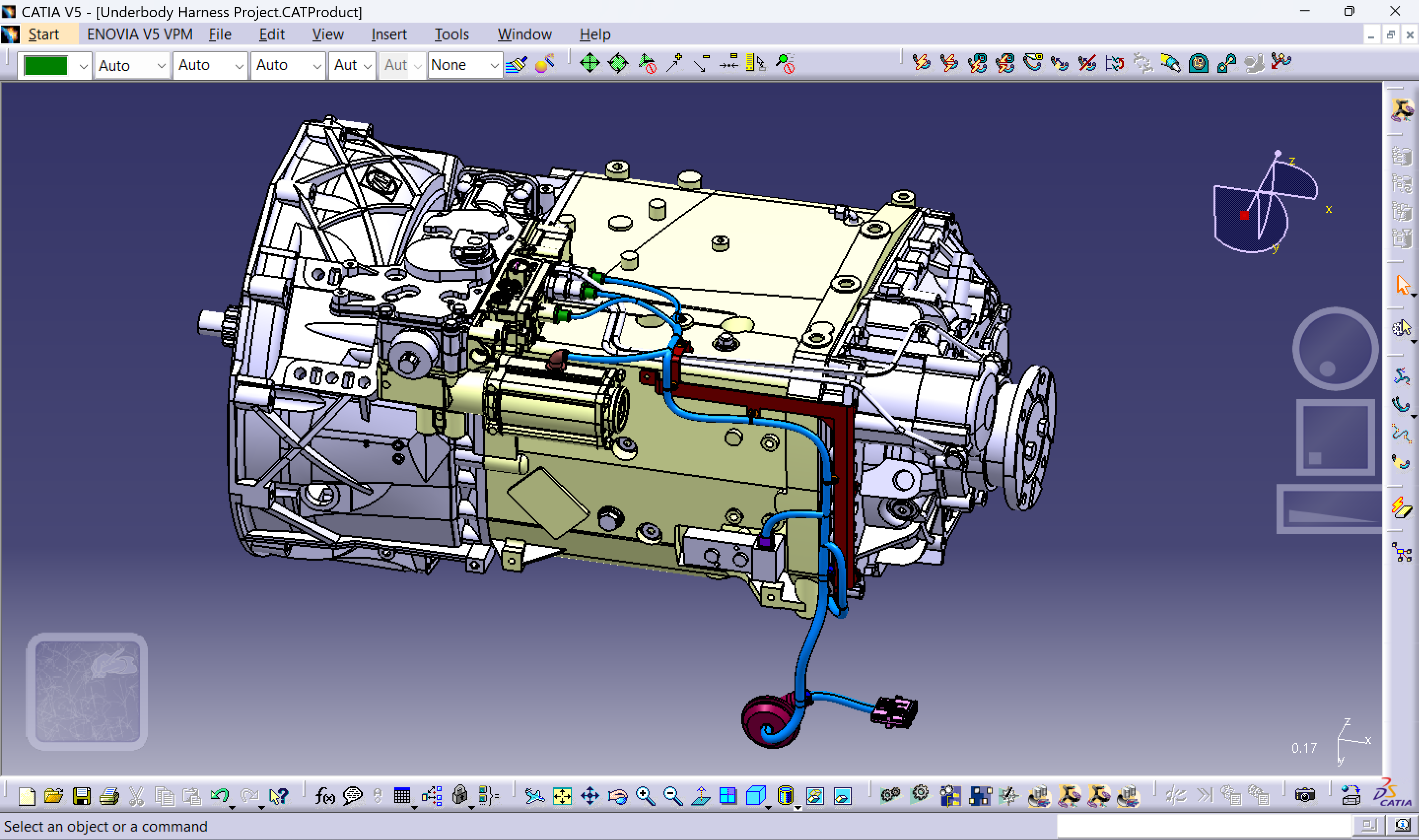 车身下方 Geaxbox 线材