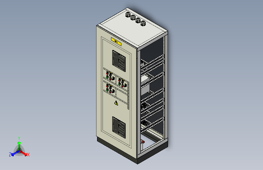 2000х800х600мм锅炉房控制柜