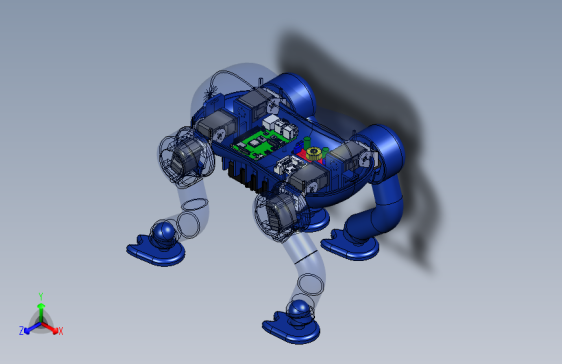 robotic-dog四足机器狗模型