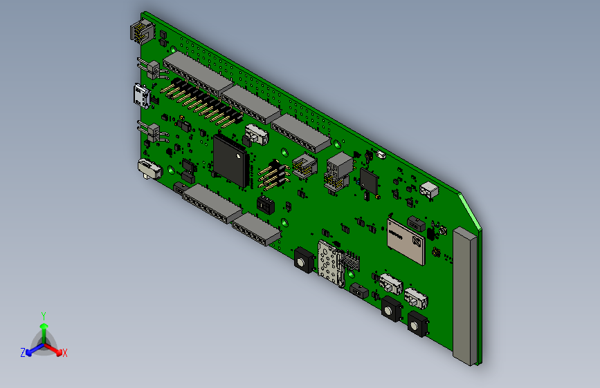 北欧半导体nRF9160 SiP原型开发套件的模型