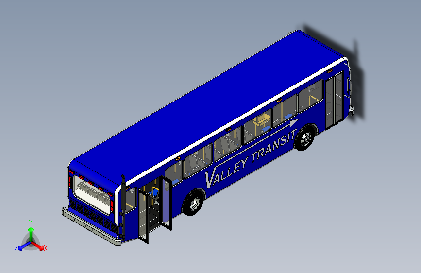 城市公交车简易模型