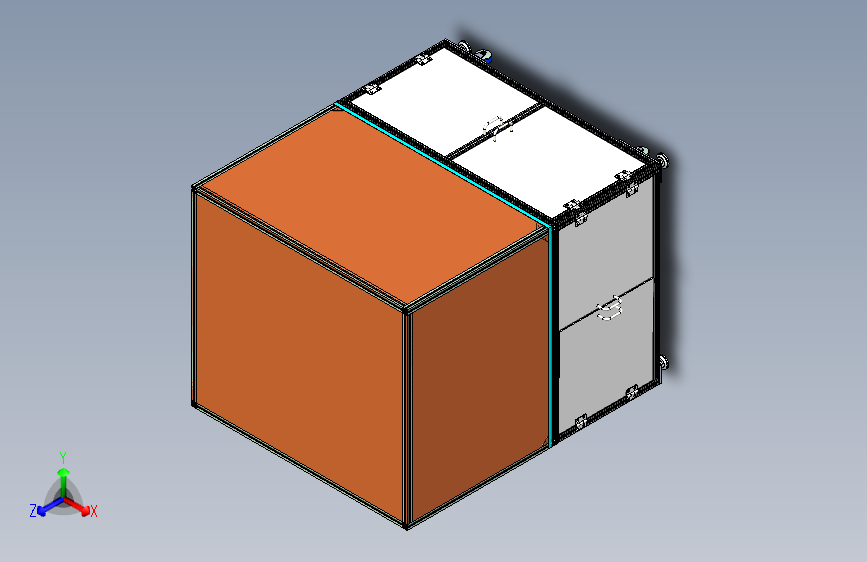 打胶设备外框架设计