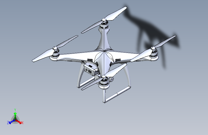 大疆无人机简易模型