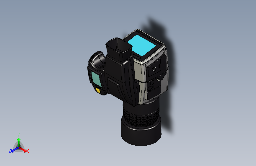 相机造型模型 Hasselblad H6D