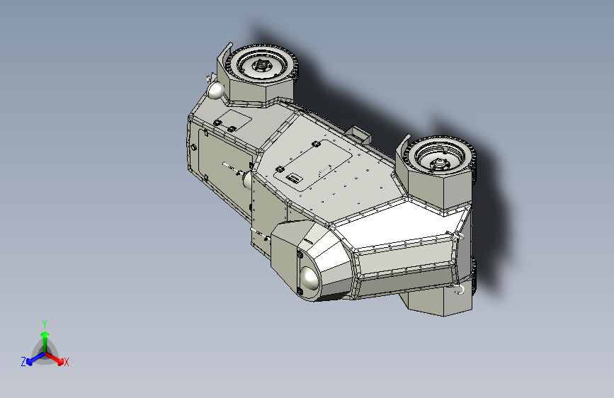 装甲车造型3D图纸