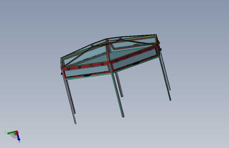 六角形珠宝展示架