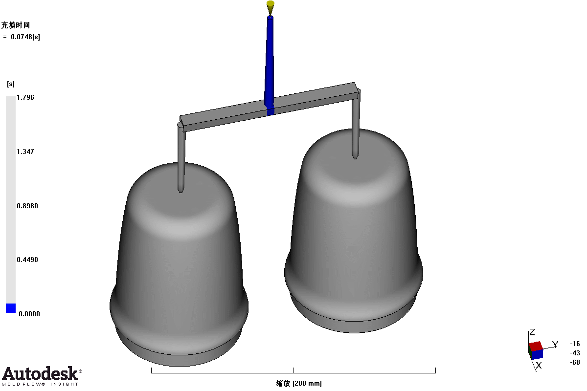 水杯注射成型工艺分析及模具设计【模流分析】150
