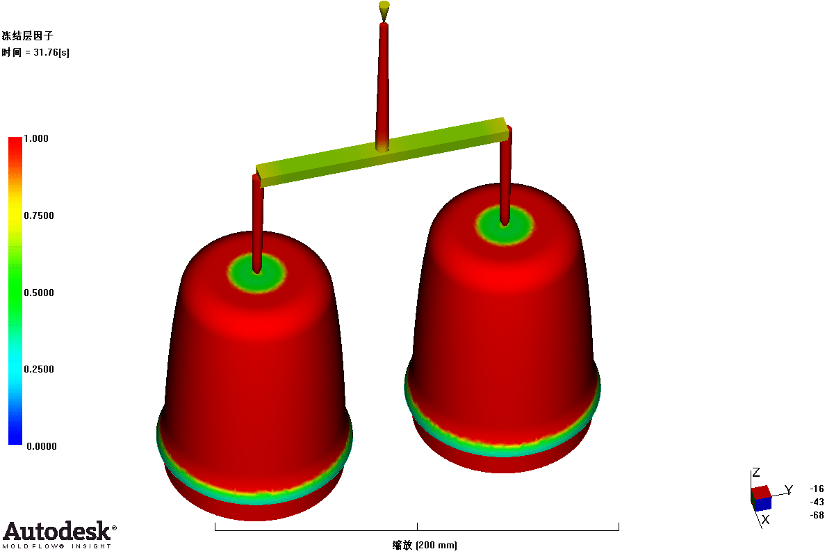 水杯注射成型工艺分析及模具设计【模流分析】150