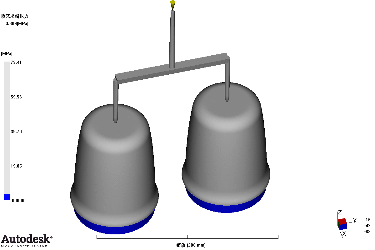 水杯注射成型工艺分析及模具设计【模流分析】150