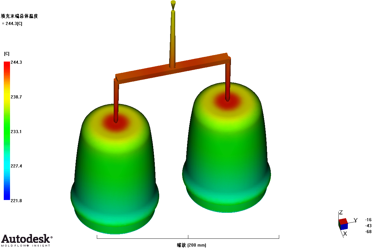水杯注射成型工艺分析及模具设计【模流分析】150