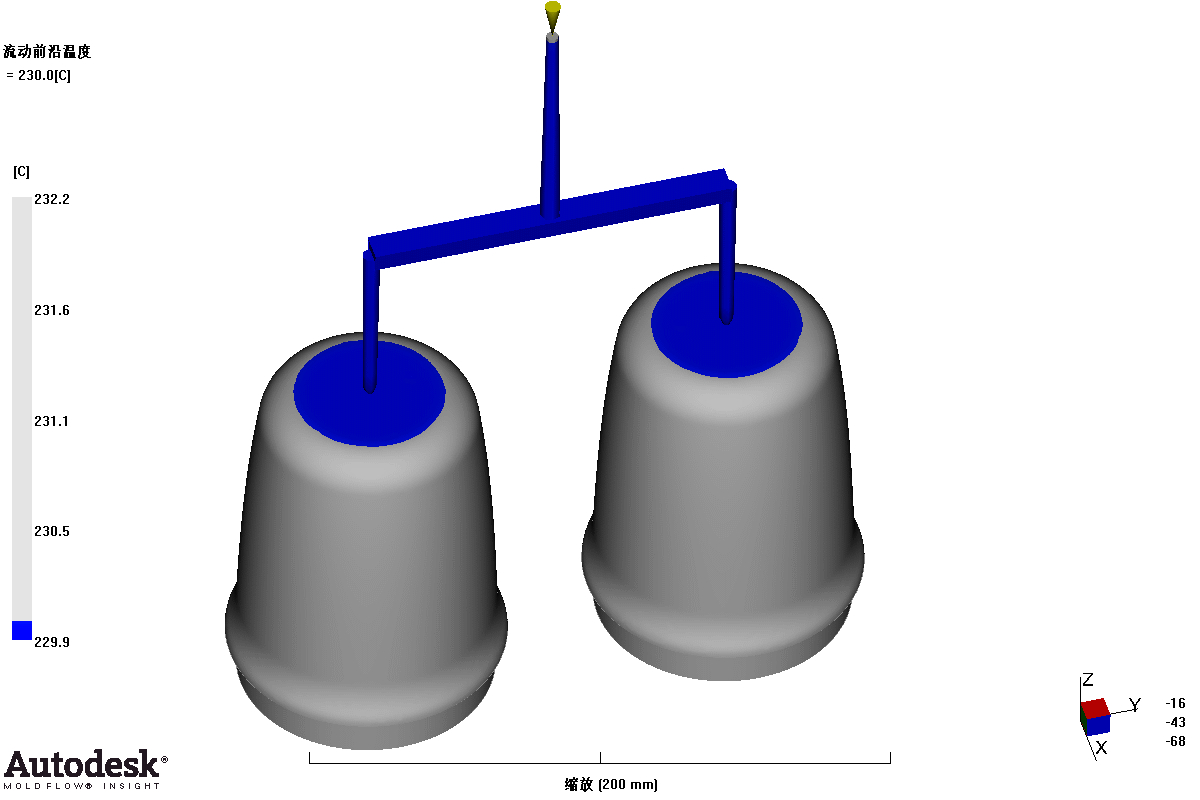 水杯注射成型工艺分析及模具设计【模流分析】150