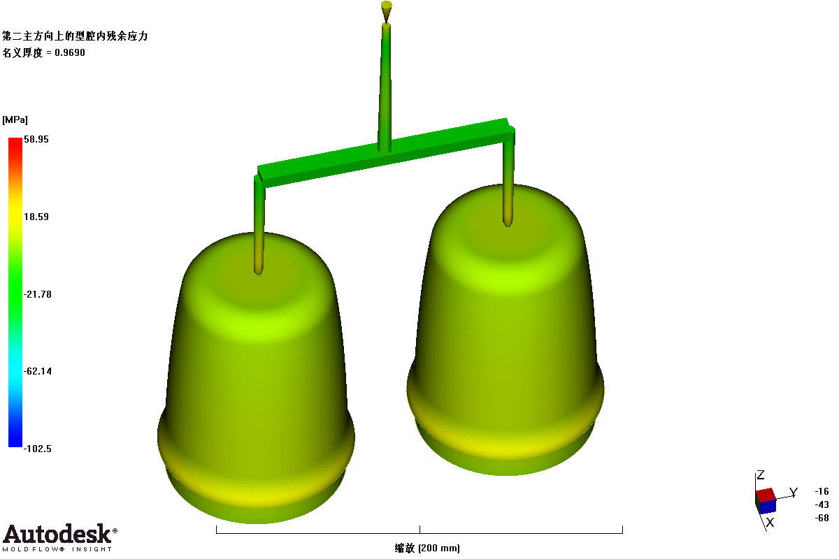 水杯注射成型工艺分析及模具设计【模流分析】150
