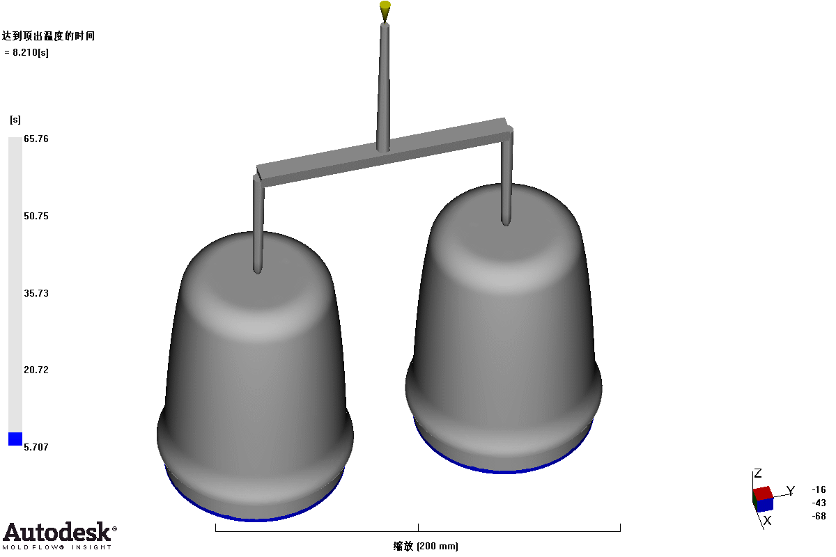 水杯注射成型工艺分析及模具设计【模流分析】150