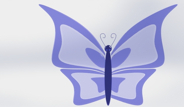 A2001053-蓝色蝴蝶