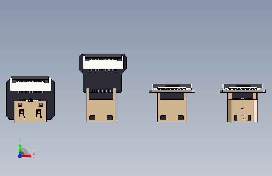 迷你排线连接器 stp