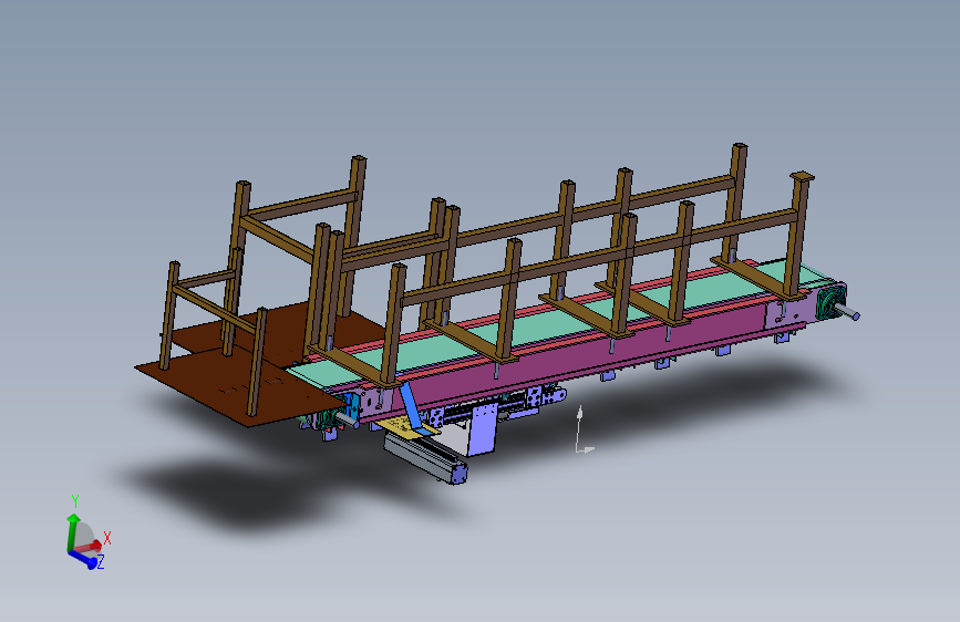 半圆筒形零部件质量检测工位 STP格式