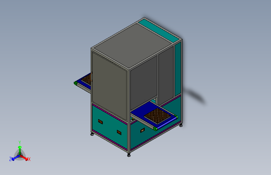 带Nachi机器人的食品切割机