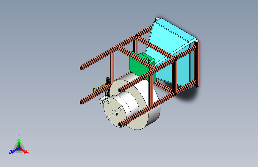 带漏斗震动盘上料机构