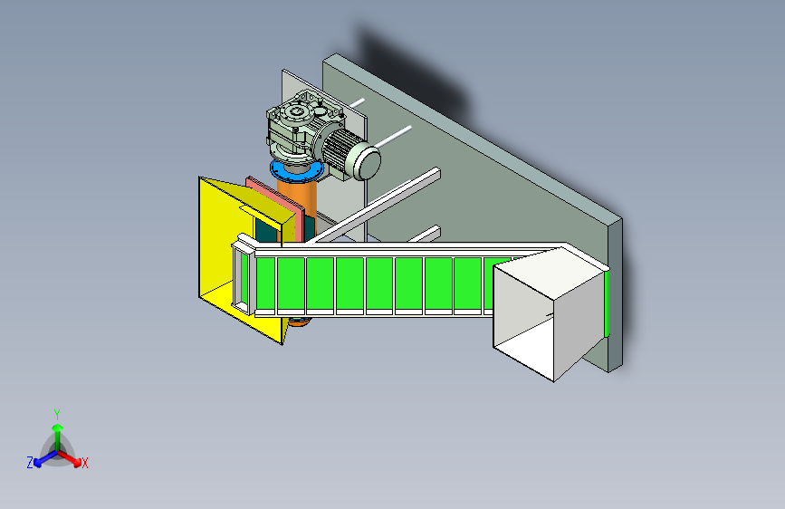 带输送线粉碎机设计