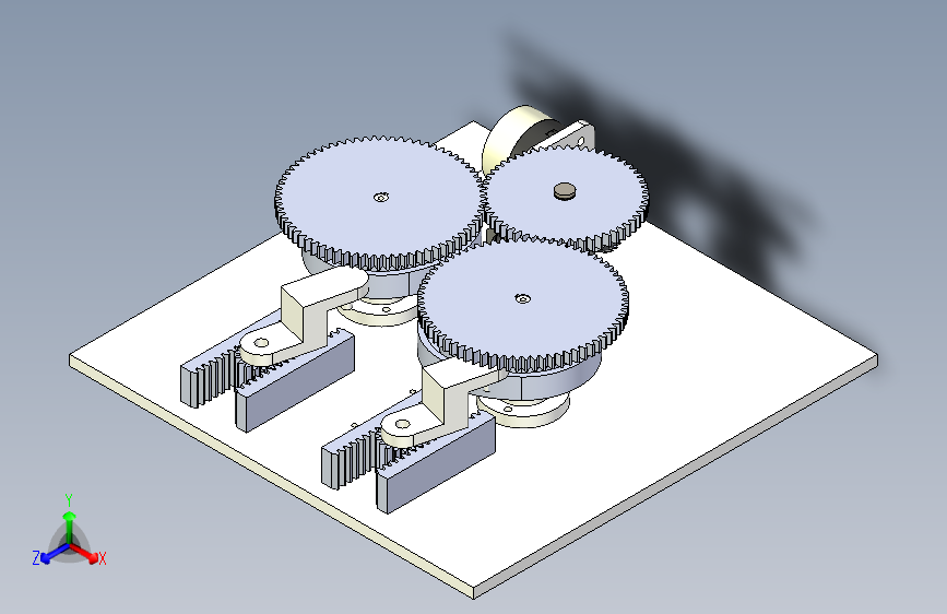 电冰箱自动开关门设计