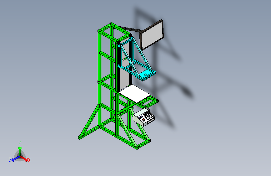 方管框架工作平台设计