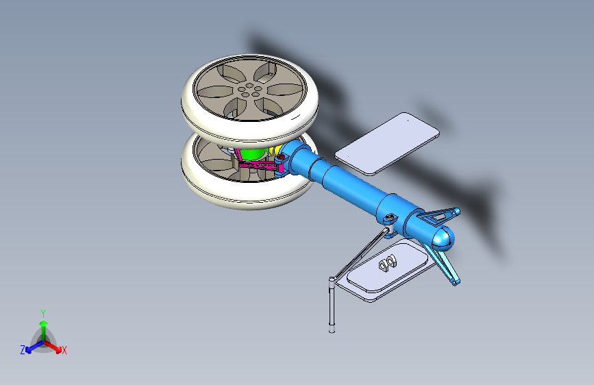 飞机起落架三维模型
