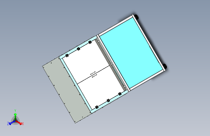 封闭式钣金外框架设计