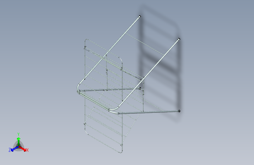 干布架晾衣架结构