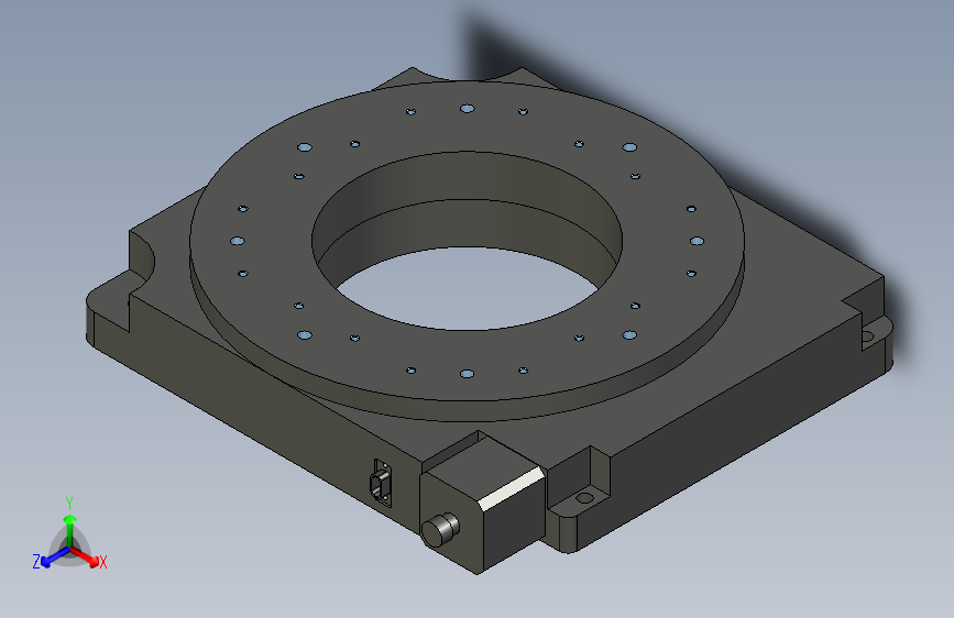 高精度电动旋转台