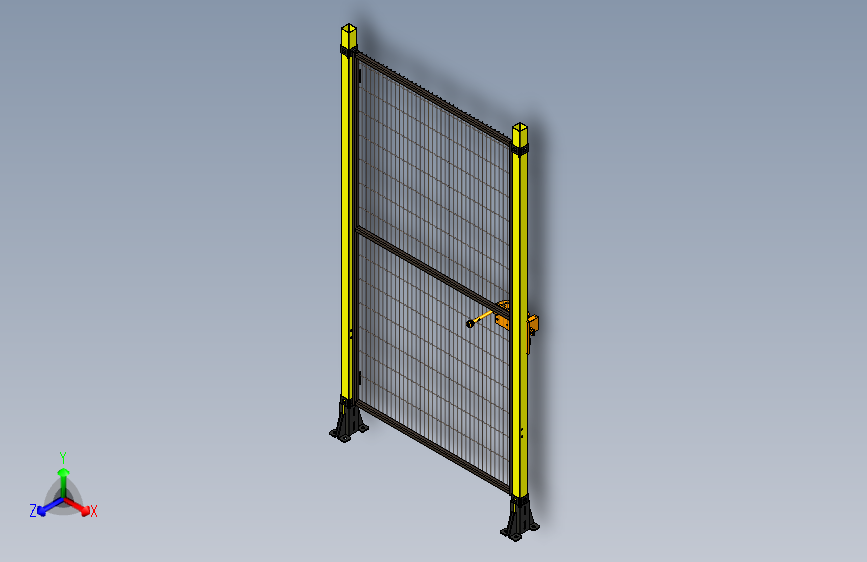工业安全门锁检测进出门设计