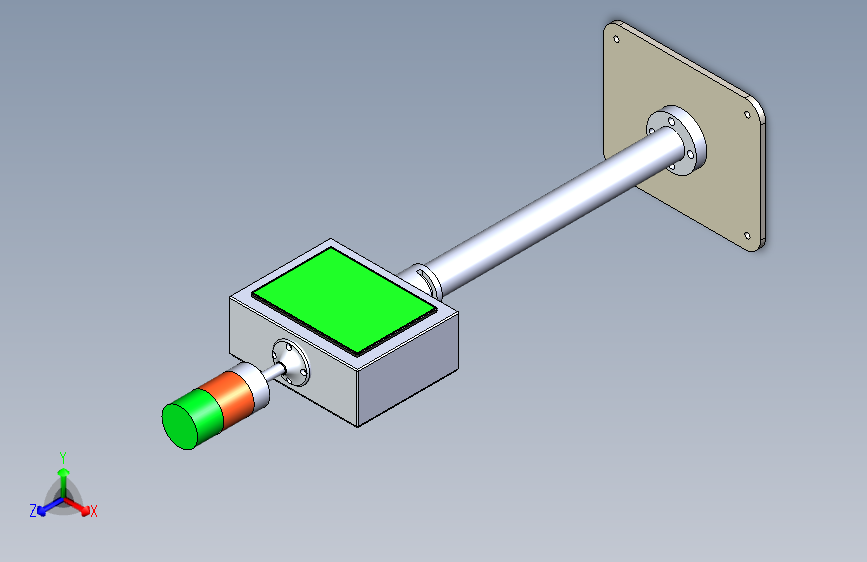 工业机器触控屏立柱箱