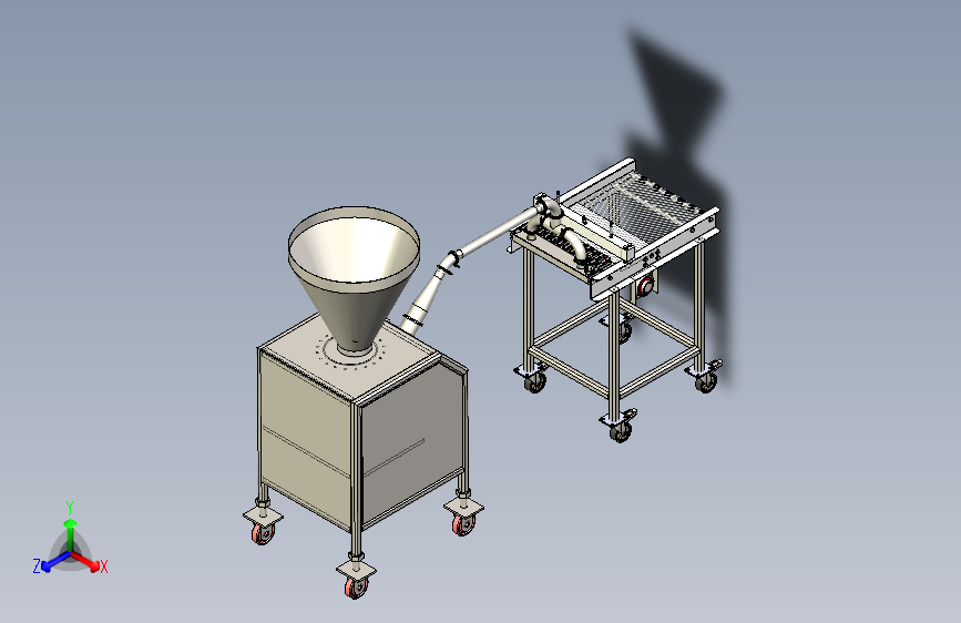 工业食品加工挤压机3D数模图纸