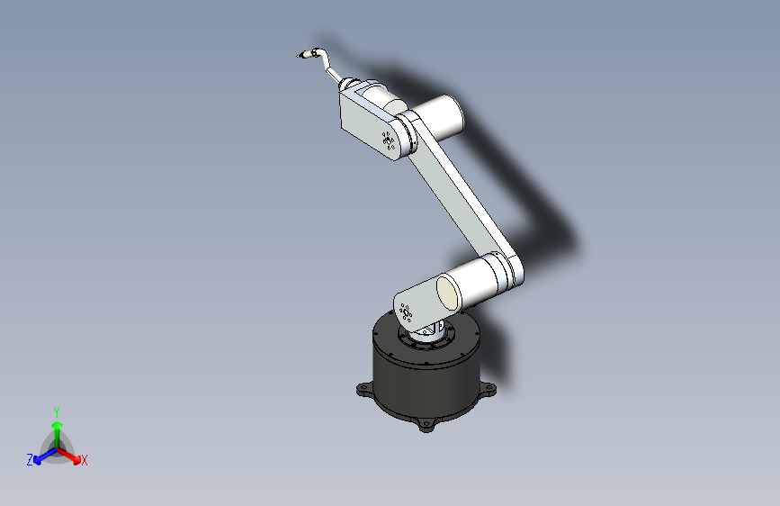 焊接机器人带工程图
