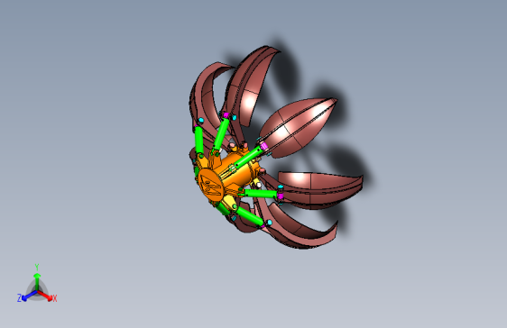 剪式抓斗（七爪）