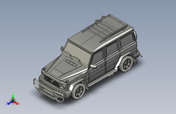 简易奔驰G63模型