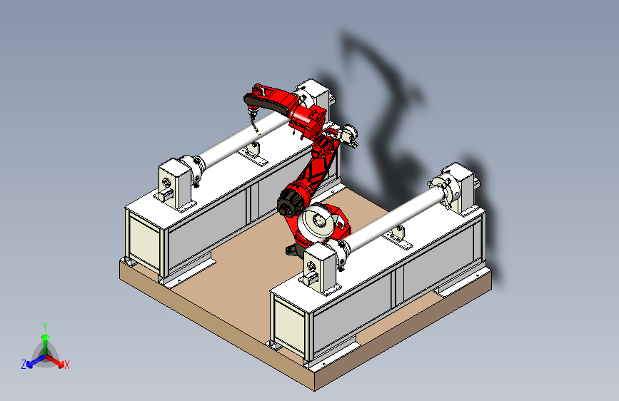 卷圆纵焊缝焊接工作站设计