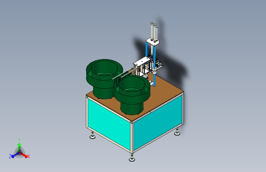 空气清新剂压嘴振动盘排料与取料机构设计