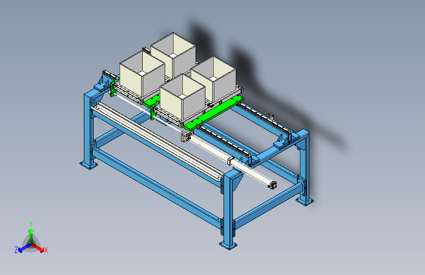 料框推送工作台设计
