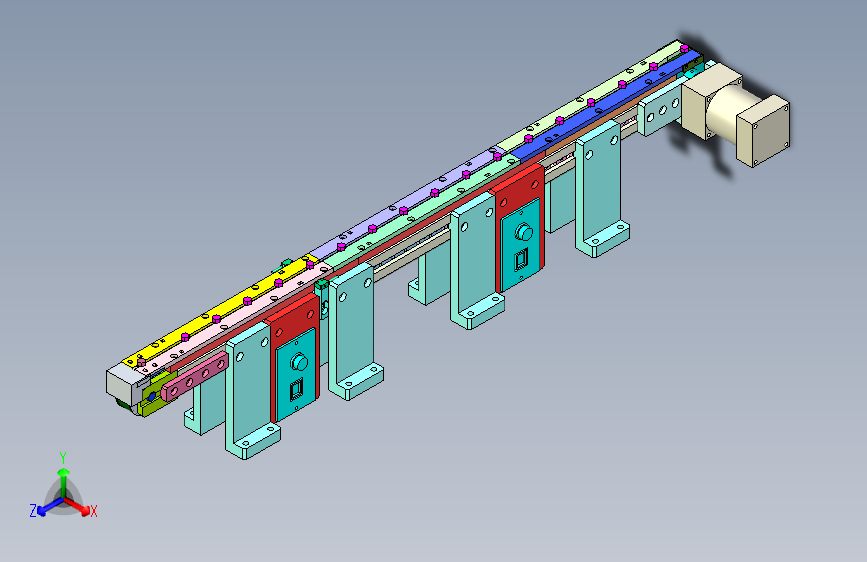 六角螺栓小型输送流水线设计