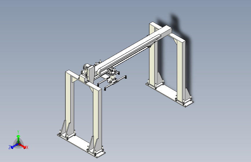 龙门真空吸盘抓取机械手设计