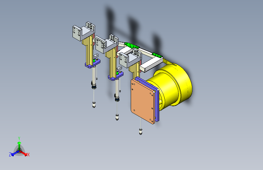 螺母三通道上料机设计