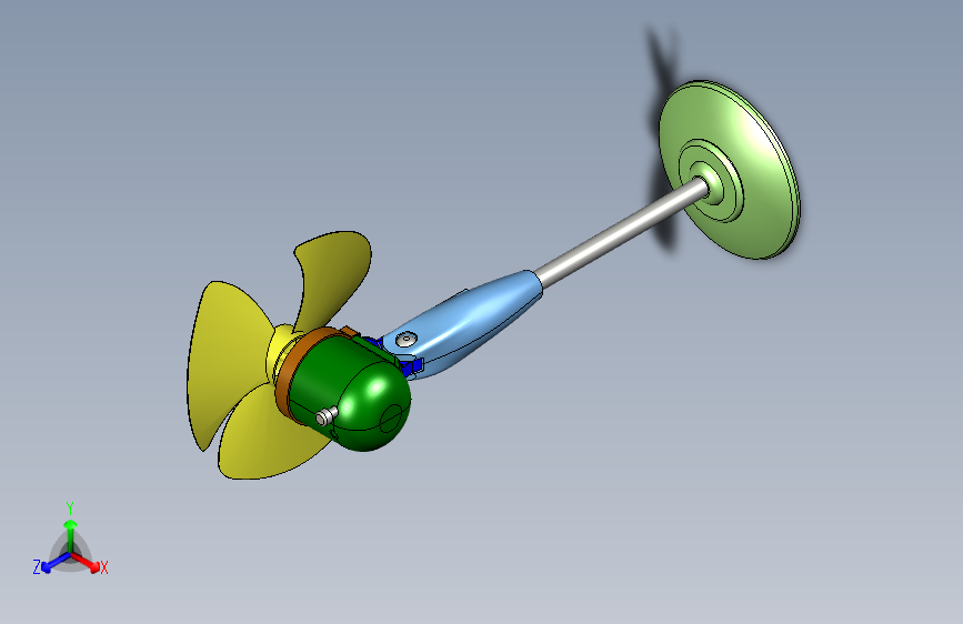 落地风扇三维模型设计